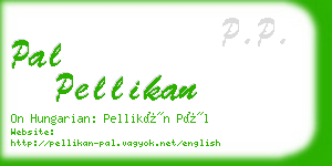 pal pellikan business card